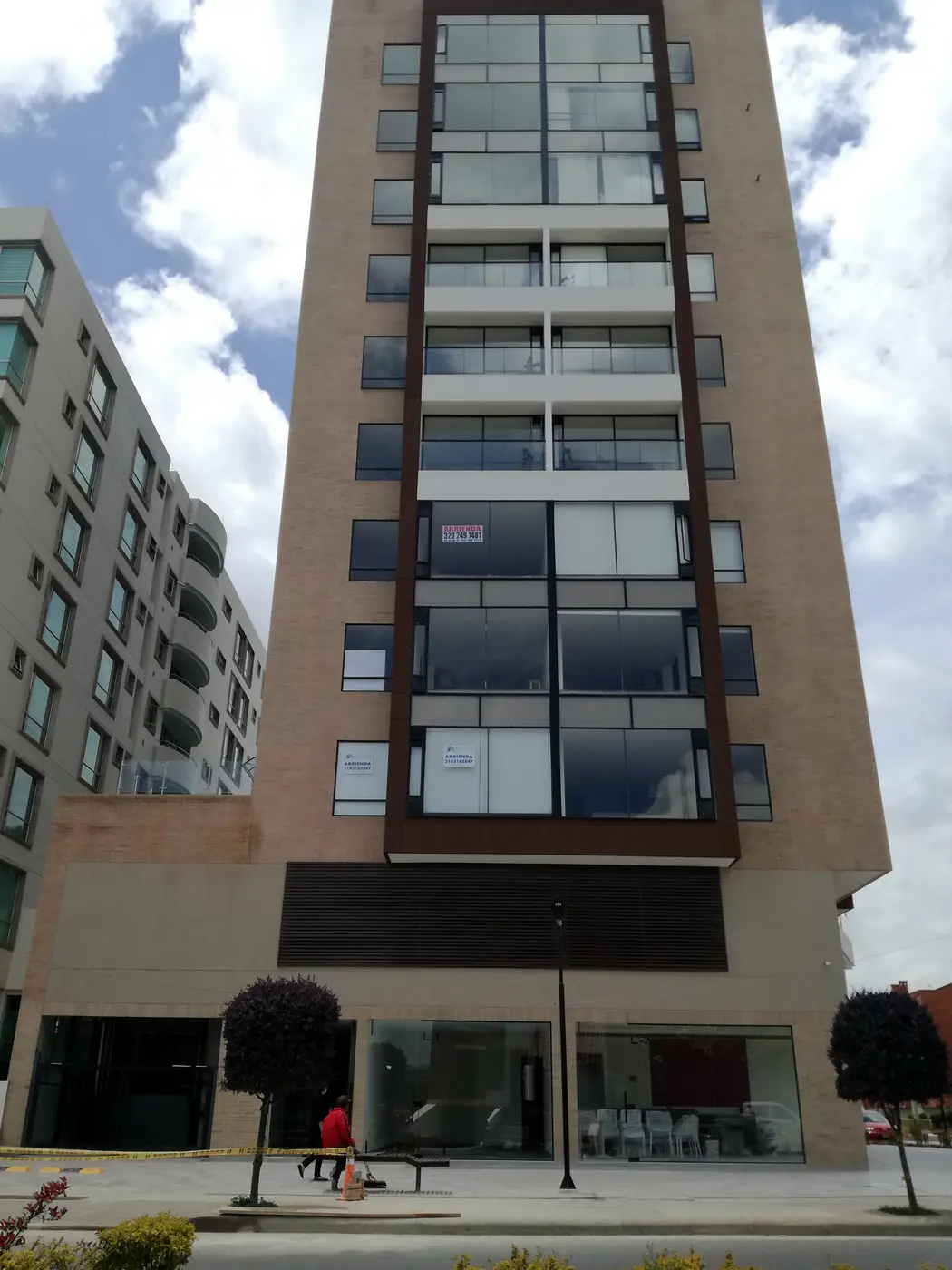 Fachada terminada del proyecto Artek